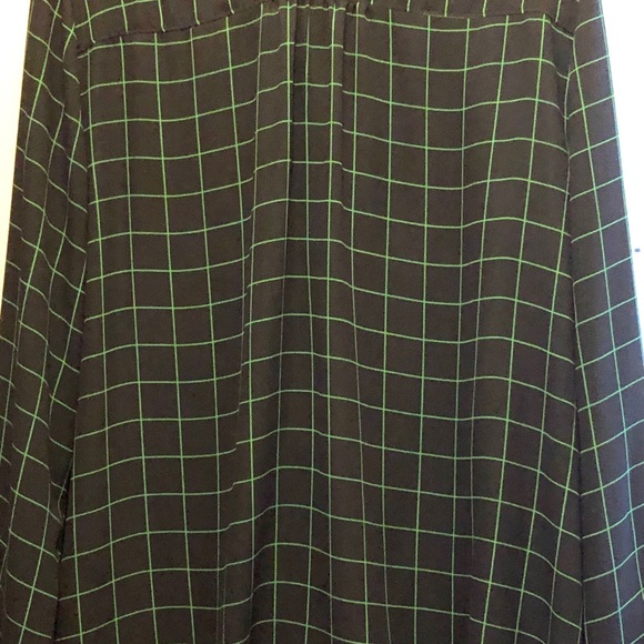 J. CREW NAVY GREEN WINDOW PANE SHIRT BUTTON UP NWOT - Picture 4 of 9